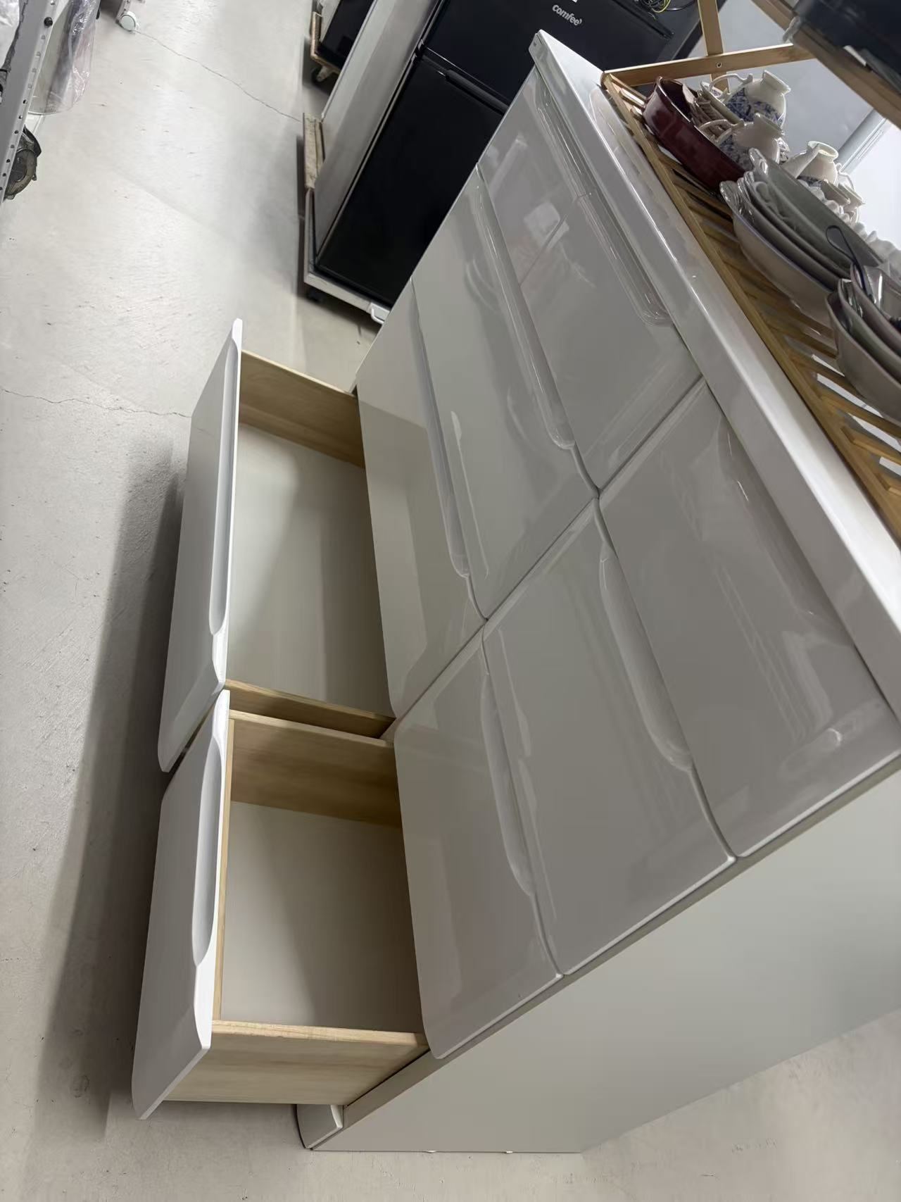 収納チェスト引き出し内部