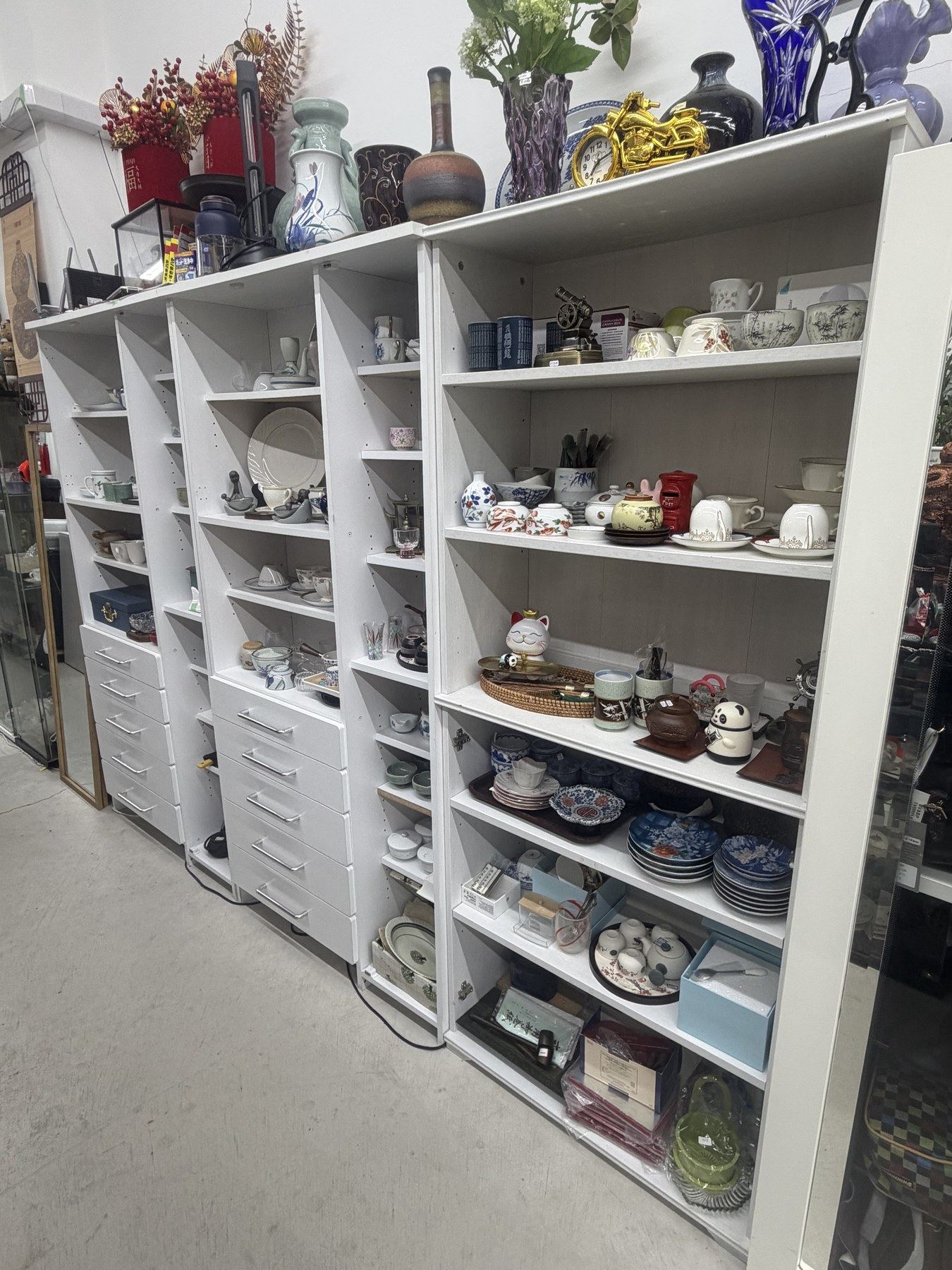 店内の在庫と売場